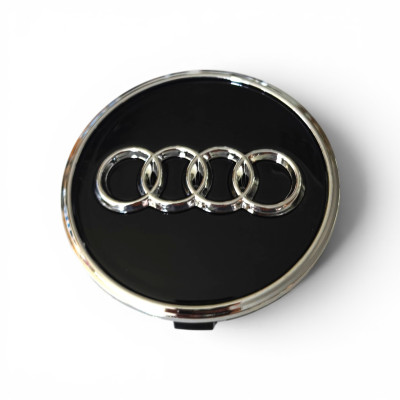 Ковпачки (заглушки) в диски Audi, чорні 61\56,5мм 4M0 601170 G64